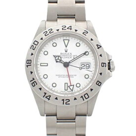 【保証書付】 ロレックス 16570 エクスプローラー 2 D番(2005年) 自動巻き 腕時計 ホワイト シルバー メンズ 40802082696 【中古】【アラモード】