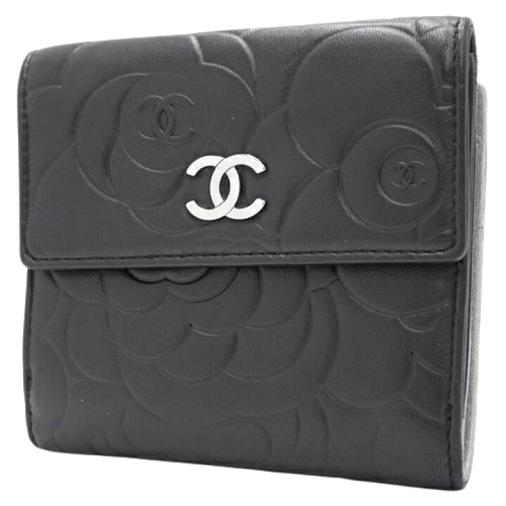 楽天市場】CHANEL(シャネル) カメリア エンボス フラップウォレット  