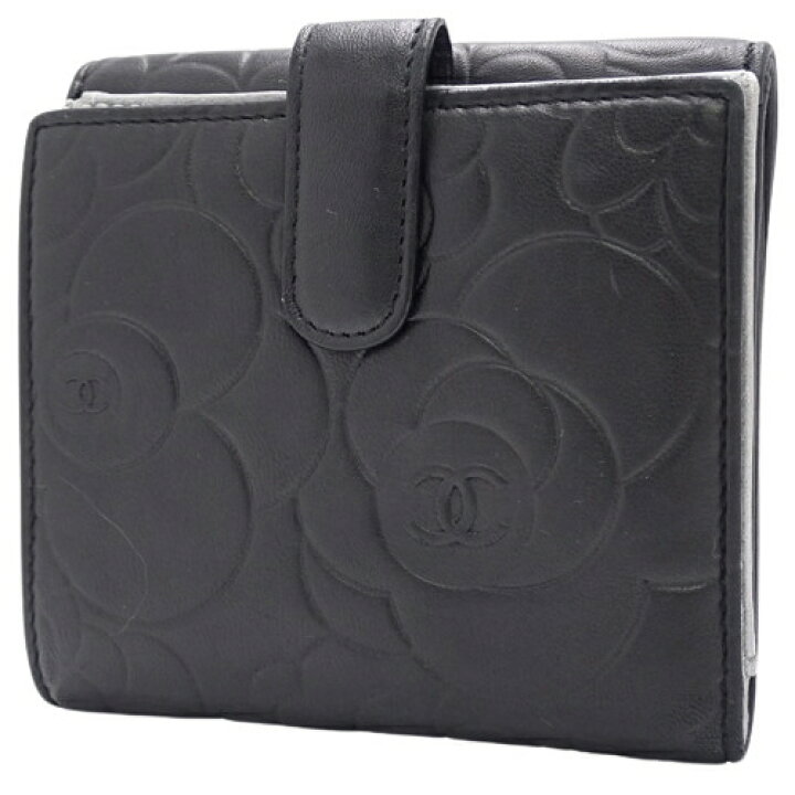 楽天市場】CHANEL(シャネル) カメリア エンボス フラップウォレット 