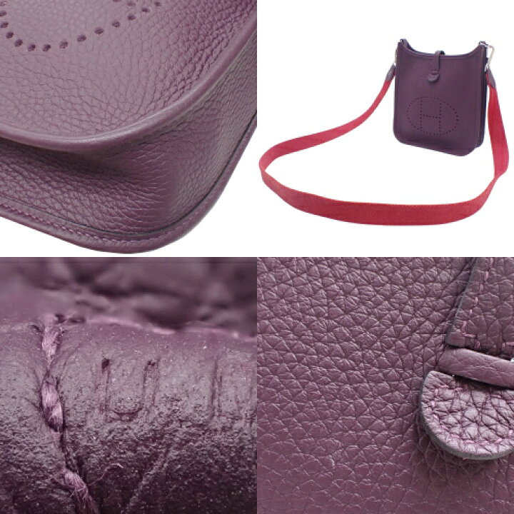 楽天市場】HERMES(エルメス) エブリン TPM カシス パープル紫 トリヨン  