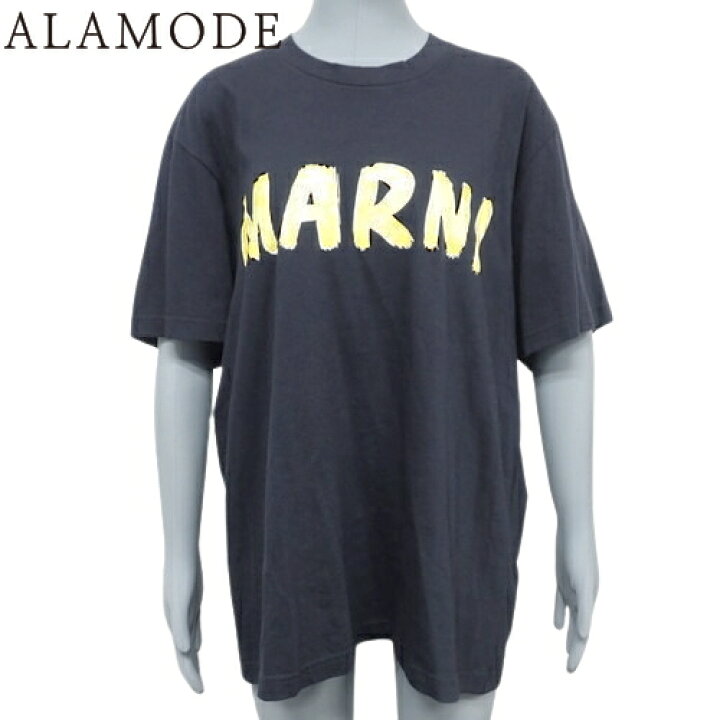 楽天市場】MARNI(マルニ) ペイント ロゴ Tシャツ トップス アパレル 