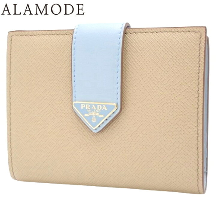 楽天市場】PRADA(プラダ) サフィアーノタブ 折り財布 コンパクト財布  