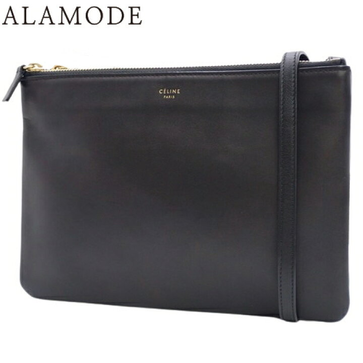 楽天市場】CELINE(セリーヌ) トリオ ラージ ショルダーバッグ 旧ロゴ 