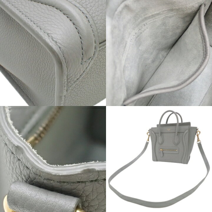 楽天市場】CELINE(セリーヌ) ラゲージ ナノショッパー ハンドバッグ 