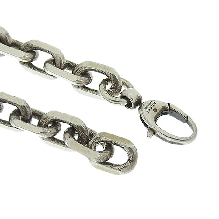 楽天市場】GUCCI(グッチ) インターロッキング シルバー ブレスレット  