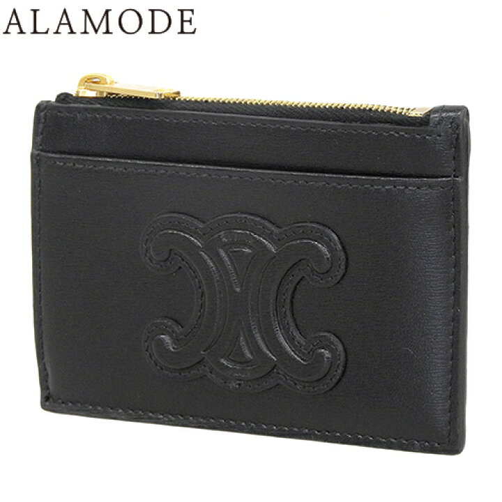 楽天市場】CELINE(セリーヌ) ジップ付きカードホルダー キュイル  