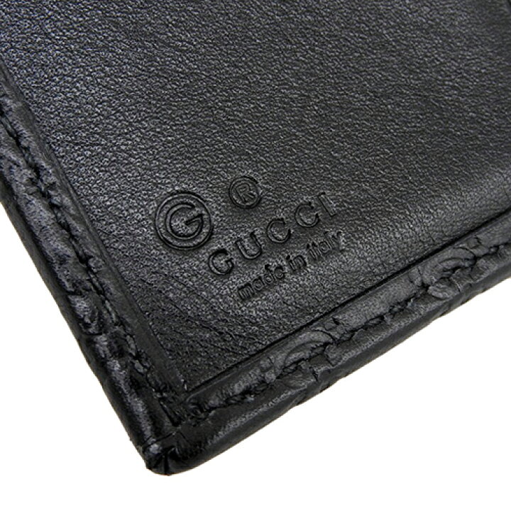 楽天市場】GUCCI(グッチ) マイクログッチシマ 二つ折り財布 コンパクト 