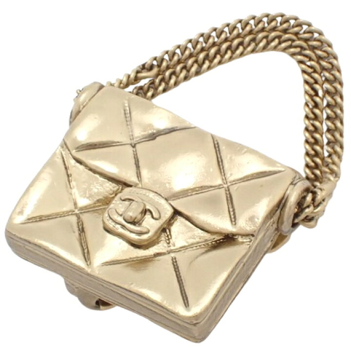 楽天市場】CHANEL(シャネル) マトラッセ バッグ型イヤリング メタル  