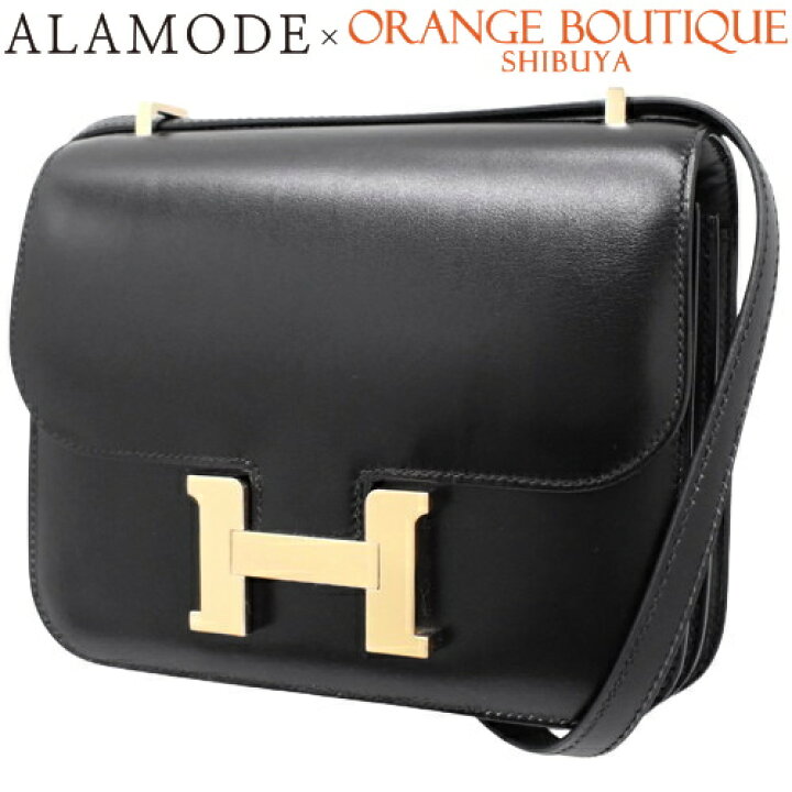 楽天市場】HERMES(エルメス) コンスタンス ミニ 3 ブラック黒 ボックス  