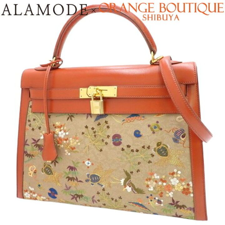 楽天市場】HERMES(エルメス) ケリー 32 (外縫い) ブリック レッド赤 