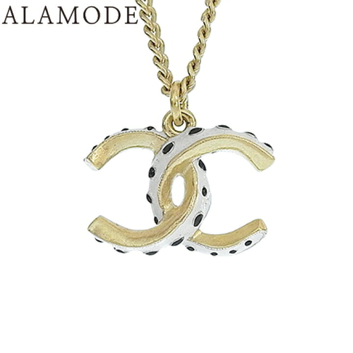 楽天市場】CHANEL(シャネル) ココマーク ドット柄 ネックレス メタル  