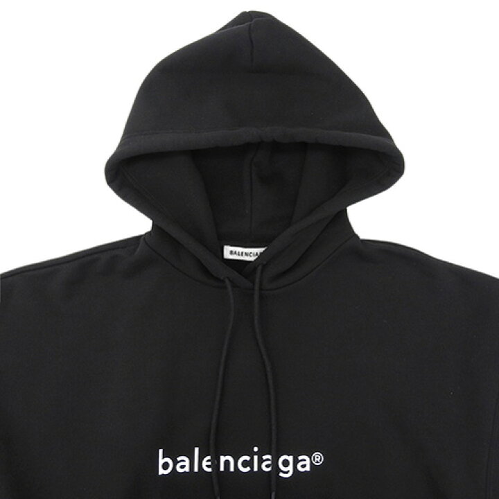 楽天市場】BALENCIAGA(バレンシアガ) ロゴ フーディーパーカー  