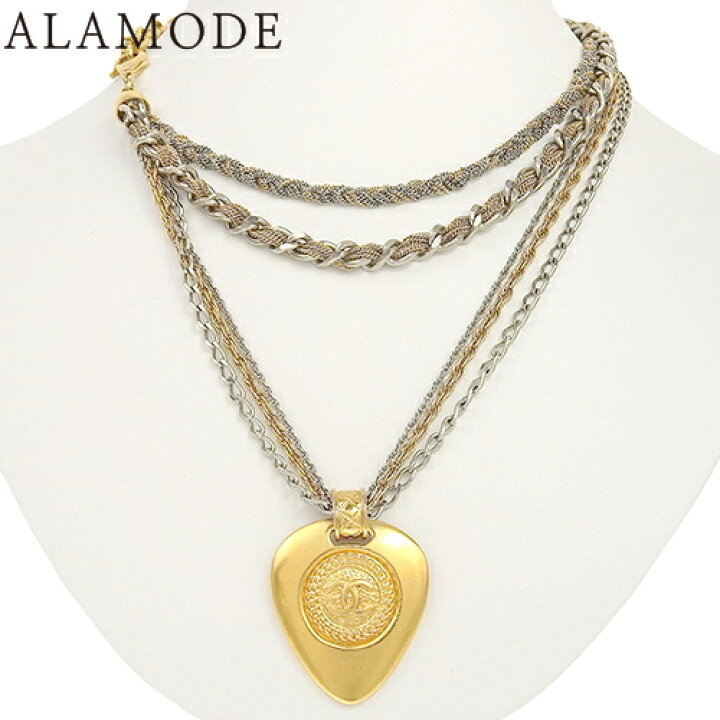 楽天市場】CHANEL(シャネル) ココマーク 5連チェーン ネックレス  