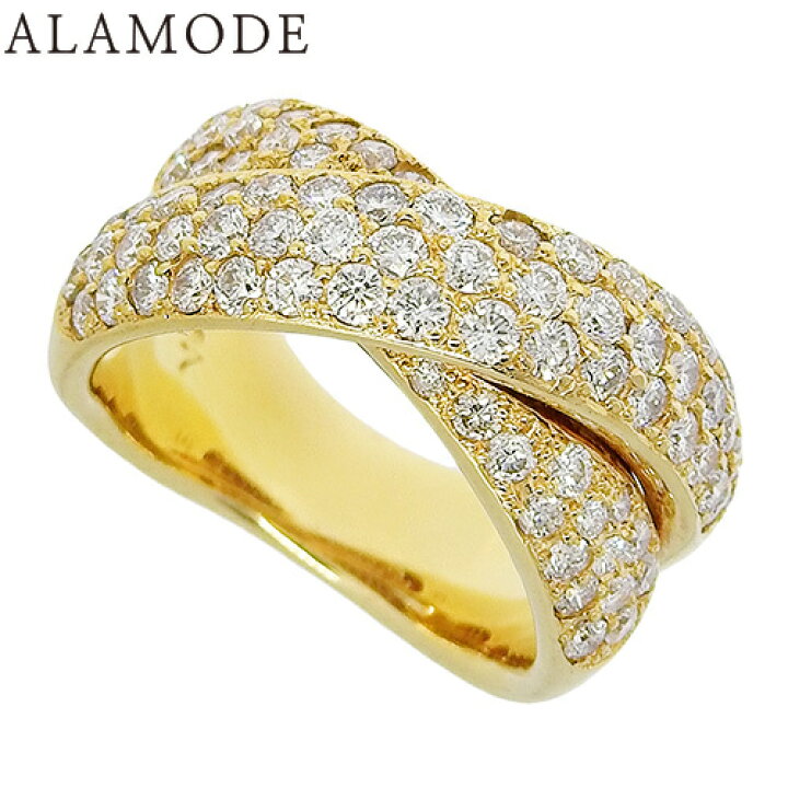 楽天市場】Ponte Vecchio(ポンテヴェキオ) パヴェダイヤ クロス リング  