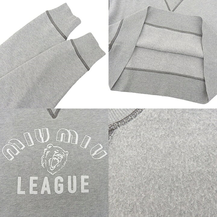 楽天市場】MIUMIU(ミュウミュウ) LEAGUE スウェット トップス アパレル 