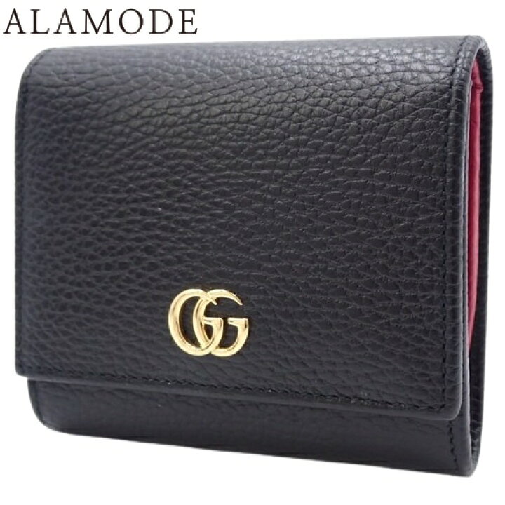 楽天市場】GUCCI(グッチ) GGマーモント ダブルG ミディアム ウォレット 