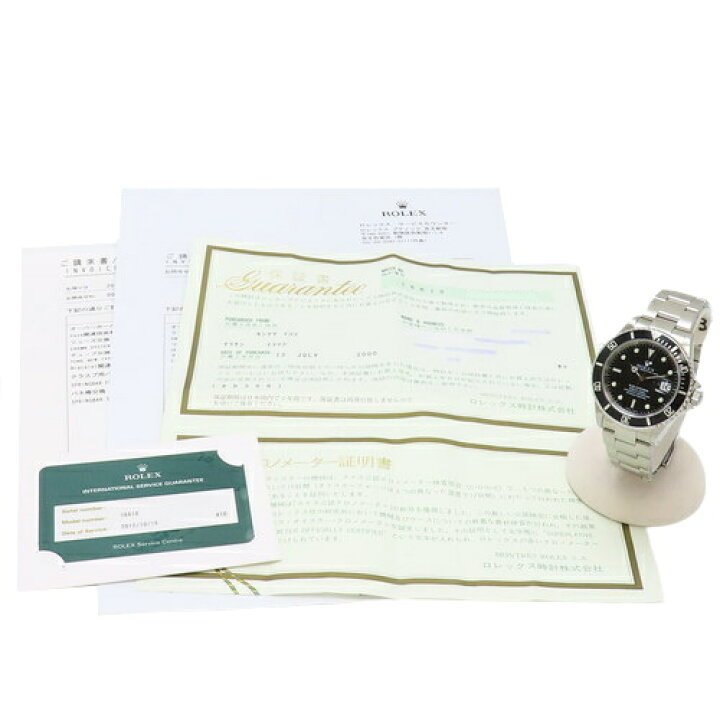 楽天市場】【保証書付】ロレックス 16610 サブマリーナデイト  