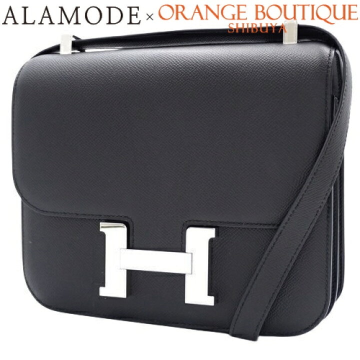 楽天市場】HERMES(エルメス) コンスタンス24 ブラック黒 ヴォー 