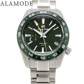 【保証書付】グランドセイコー スポーツコレクション スプリングドライブ SBGE257 SS ステンレス スプリングドライブ 腕時計 2021年2月購入 グリーン シルバー メンズ 41100076446【中古】【アラモード】