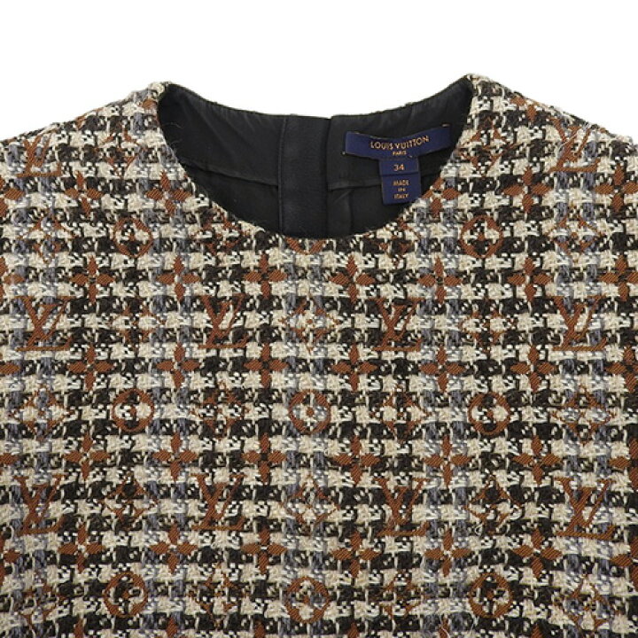 楽天市場】LOUIS VUITTON(ルイ・ヴィトン) ツイード ワンピース  