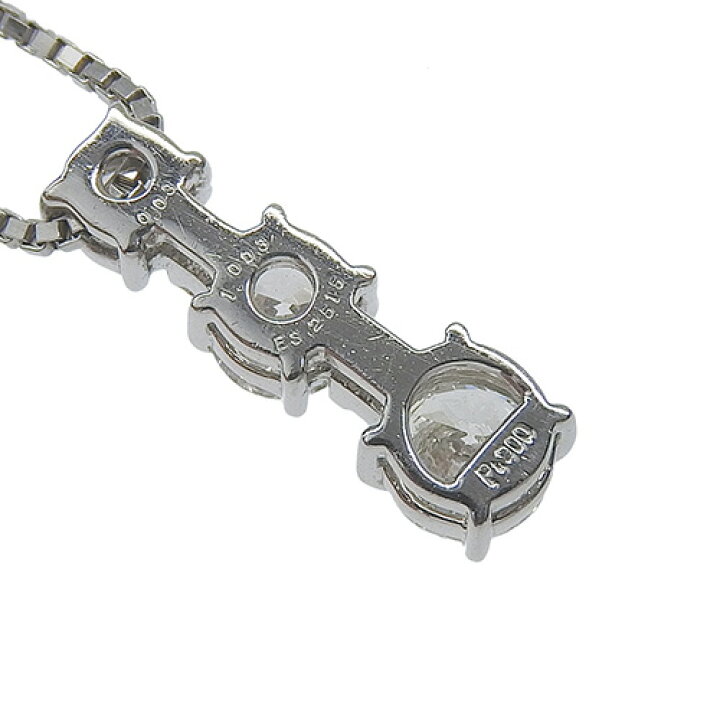 楽天市場】D1.003/D0.03 3Pダイヤ ネックレス Pt850プラチナ Pt900  