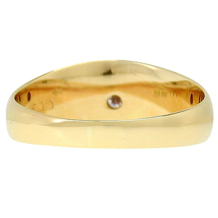 楽天市場】D0.09 ダイヤモンド リング K18 イエローゴールド YG Pt  