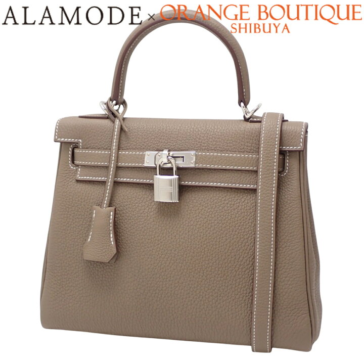 楽天市場】【未使用】HERMES(エルメス) ケリー25(内縫い) エトゥープ 