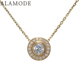 CARTIER(カルティエ) 0.19 ダムール ネックレス ダイヤモンド CRN7412200 K18 ピンクゴールド PG ネックレス パヴェ ジュエリー ペンダント ピンクゴールド レディース 41100077193【中古】【アラモード】