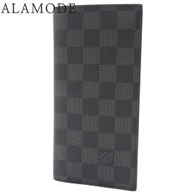 LOUIS VUITTON(ルイ・ヴィトン) ダミエ・グラフィット ポルトフォイユ・アレクサンドルNM ロングウォレット 長財布 二つ折り 2つ折り ダミエグラフィットキャンバス ブラック黒 グレー シルバー金具 N64414 メンズ 40802157078【中古】【アラモード】