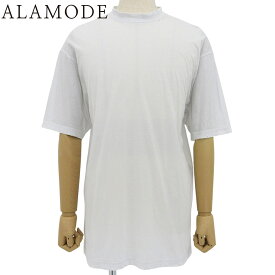 BALENCIAGA(バレンシアガ) 襟ロゴ Tシャツ Tシャツ 2022年 半袖 ダメージ加工 トップス アパレル XXS コットン ホワイト白 ユニセックス 40802155508【中古】【アラモード】