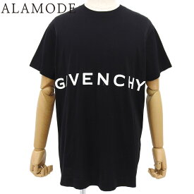 GIVENCHY(ジバンシー) ロゴ Tシャツ Tシャツ アパレル ファッション 衣類 S コットン ブラック黒 ホワイト白 メンズ 40802163265【中古】【アラモード】