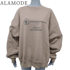 BALENCIAGA(バレンシアガ) WFP クルーネック スウェット スウェット/パーカー 2022年 トップス アパレル トレーナー XL コットン グレージュ 697869 TMVL1 ユニセックス 40802171901【中古】【アラモード】