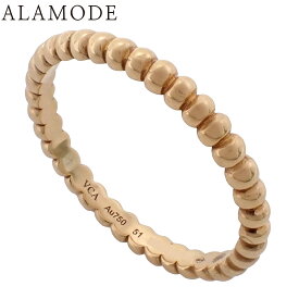 【2024年保証書付】Van Cleef & Arpels(ヴァンクリーフ＆アーペル) ペルレ ゴールドパール リング スモールモデル VCARPJMF00 ピンクゴールド K18PG 1.9g リング・指輪 アクセサリー ジュエリー 10.5(50.5)号 ピンクゴールド レディース 40802183147【中古】【アラモード】