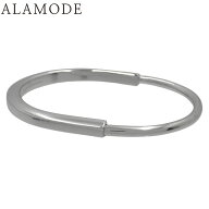 TIFFANY&Co.(ティファニー) ティファニー ロック ナロー バングル ホワイトゴールド K18WG 30.0g アクセ…