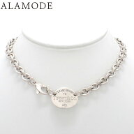 TIFFANY&Co.(ティファニー) リターン トゥ ティファニー オーバル タグ ネックレス シルバー SV925 プレ…