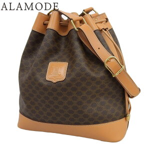 セリーヌ(CELINE) マカダム(macadam) 中古 巾着 ショルダーバッグ 