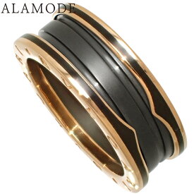 BVLGARI(ブルガリ) ビーゼロワン ビー・ゼロワン リング ピンクゴールド K18PG ブラックマットセラミック 59 9.3g リング・指輪 アクセサリー ジュエリー B-zero1 ピンクゴールド ブラック黒 メンズ 40802186764【中古】【アラモード】