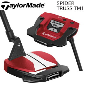 パター ゴルフ TaylorMade テーラーメイド SPIDER スパイダー GTX TRUSS RD トラスヒール TM1 右用 2023年モデル 赤 レッド 33インチ 34インチ ゴルフ用品 メンズ レディース 男性 女性