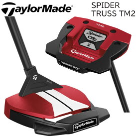 パター ゴルフ TaylorMade テーラーメイド SPIDER スパイダー GTX TRUSS RD TM2 トラスセンター 右用 2023年モデル 赤 レッド 33インチ 34インチ ゴルフ用品 メンズ レディース 男性 女性