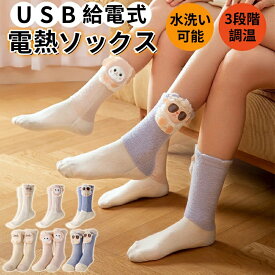 美品登場☆電熱ソックス USB充電式 冬用 防寒 保温 電気靴下 最高65℃ 水洗い可 可愛い ヒーター バッテリー付属 暖かい靴下 厚手 男女兼用 バイク 自転車 狩猟 キャンプ メンズ レディース 防寒対策 冬用 足元 靴下 アウトドア スキー ソックス キャンプ 暖房 足温める