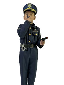 【充実な7点セット！】 ハロウィン 衣装 警察官 子供 警察 ポリス 男の子 長袖 7点セット 男女兼用 子供服 Halloween コスプレ 制服 おまわりさん キッズ 子ども 仮装 コスチューム キッズ 保育園 幼稚園 発表会 誕生日 パーティー イベント 演出服