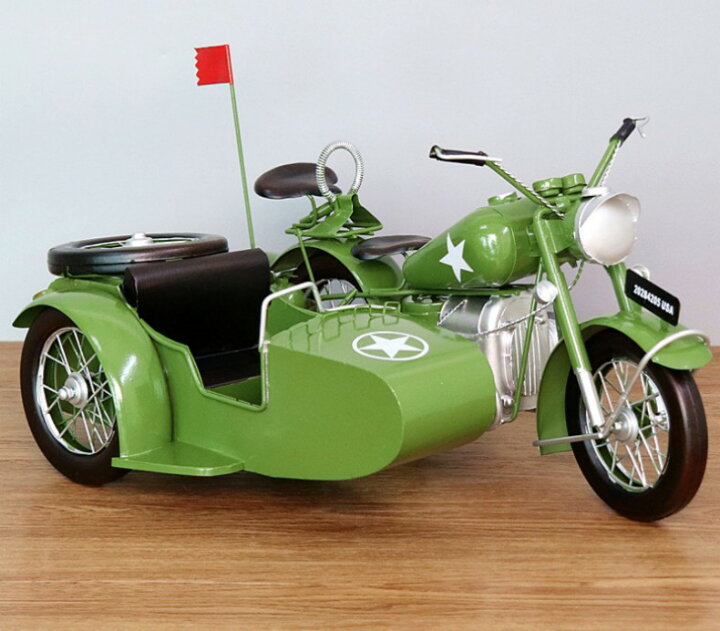 楽天市場】激レア！三輪車のオートバイモデル レトロ鉄製品 かっこいい 