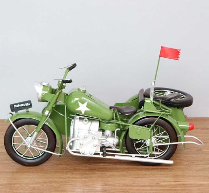 楽天市場】激レア！三輪車のオートバイモデル レトロ鉄製品 かっこいい 