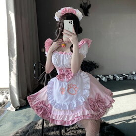 美品登場☆ ハロウィン二次元メイドコスプレ可愛いメイドコスプレハロウィンロリータワンピースロリータコスプレ衣装
