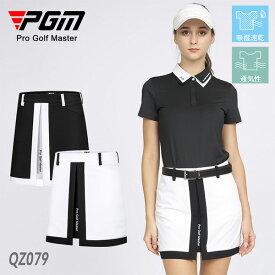 ゴルフスカート インナーパンツ一体型 スカート インナーパンツ ゴルフウェア レディース 無地 白 ホワイト おしゃれ ブラック 黒 XS S M L XL　ゴルフグッズ