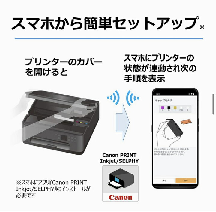楽天市場 当日配送 キャノン プリンター Ts7530 Canon プリンター 複合機 ブラック ホワイト ブルー コピー機 インクジェット複合機 5色独立インク スマホプリント プリンター おすすめ 家庭用 Albashop
