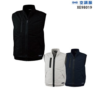 【服単品】空調服 XE98019 ベスト【服単品 XE98019 】ジーベック 綿100% 極涼仕様 熱中症対策 空調服ファン付き作業服 空調服 XE98019