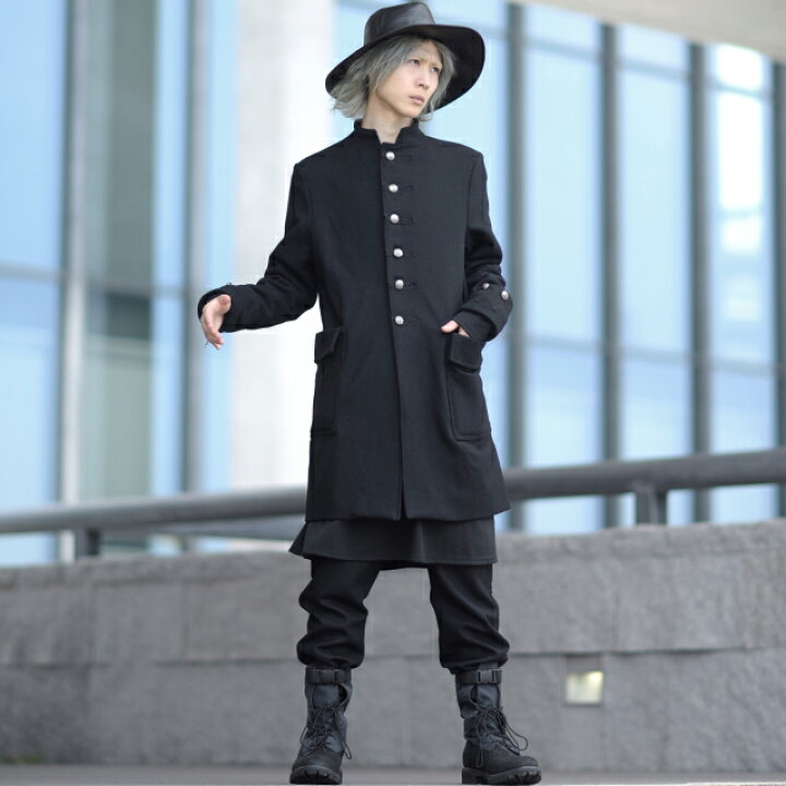 楽天市場】【albino】ロイヤルノーブル風ハイネックウールコートウール 