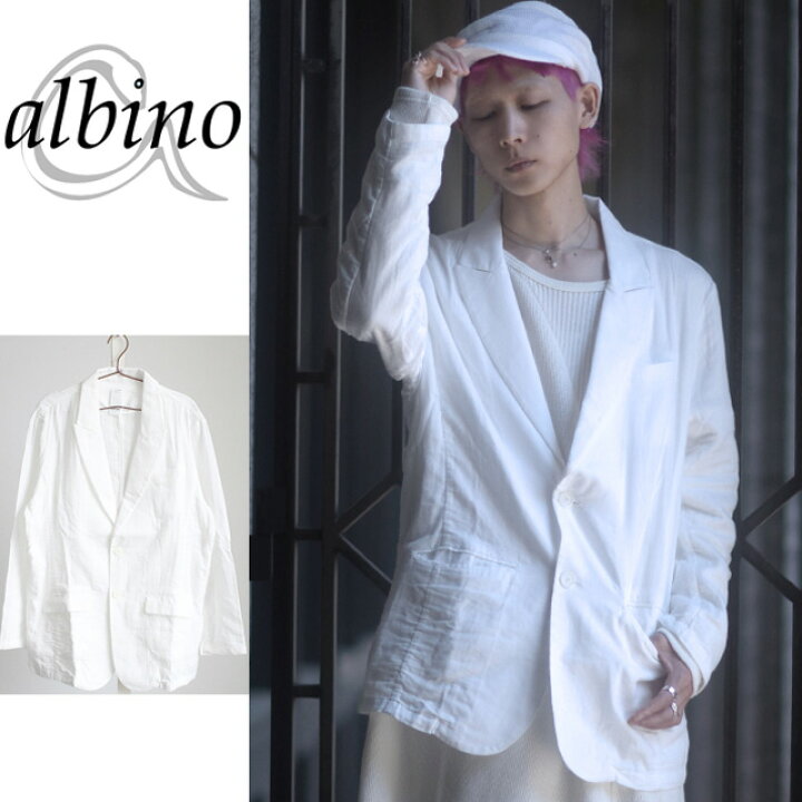 楽天市場】【albino】コットンダブルガーゼテーラードジャケット 