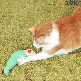 【猫のおもちゃ】 けりけりインコ （キャットニップ入り） グリーン(14832-02）